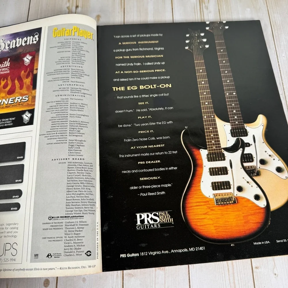 Guitar Player Magazine July 1993 Gods of the Telecaster Albert Collins Danny